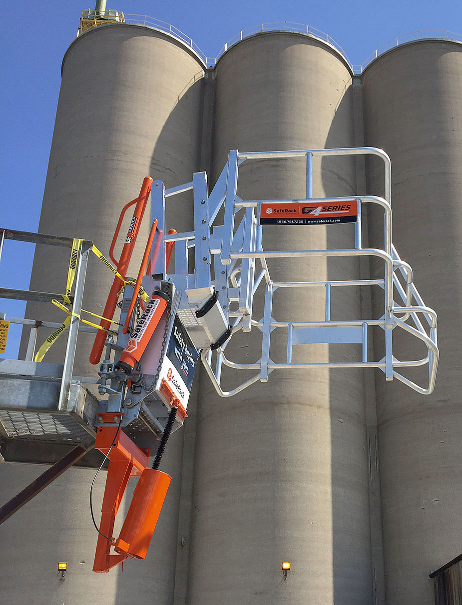 Tanker Truck Safety Cages and Truck Loading Fall Protection SafeRack