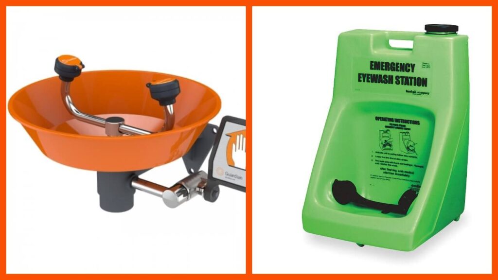 Portable Eyewash Station OSHA Term SafeRack's Industrial Index