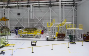 Work area's with aluminum work platforms