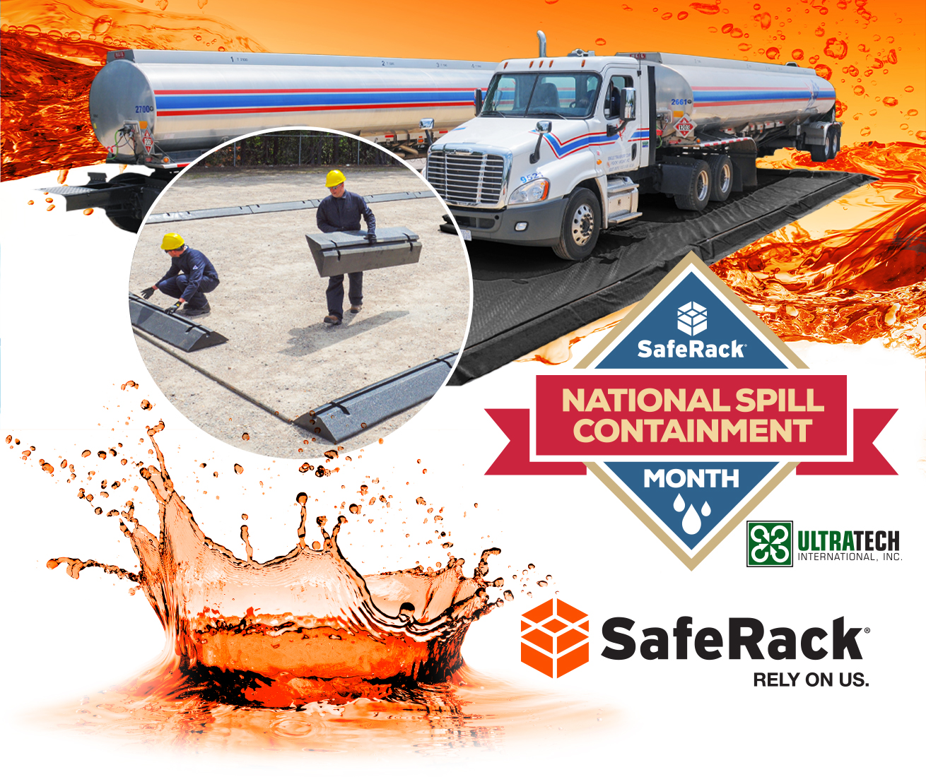 July is designated as Spill Prevention Month to promote awareness in  industrial spill containment - SafeRack
